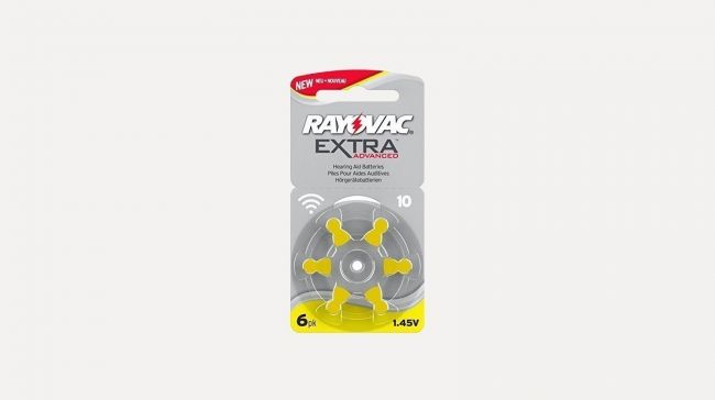 RAYOVAC:Pack 6 Piles Audio 10